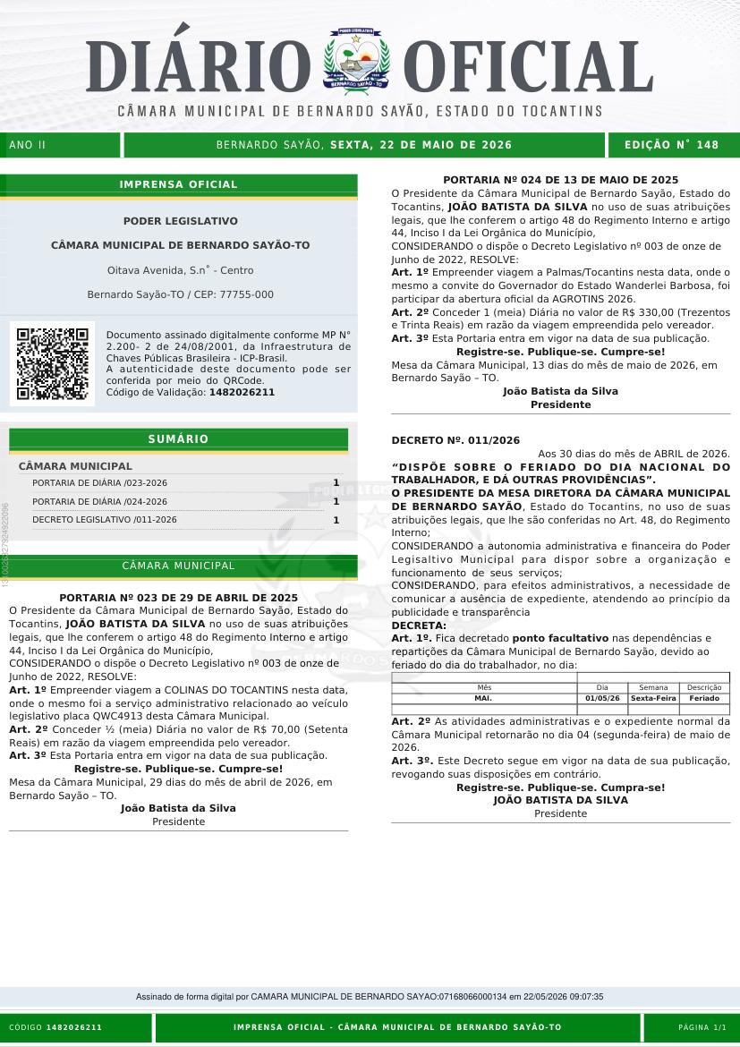 Capa da edição