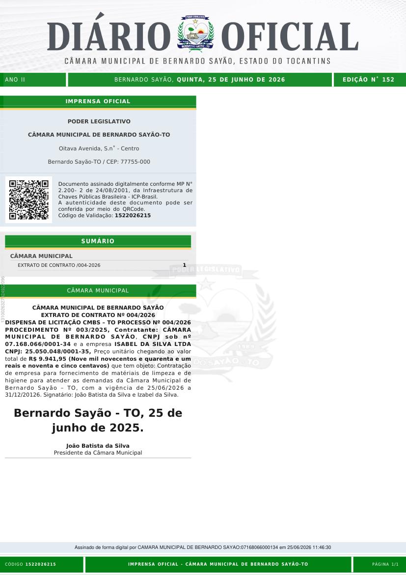Capa da edição