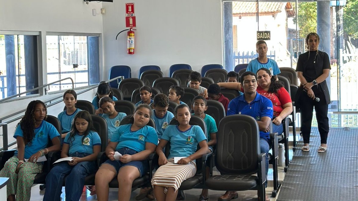 Visita Institucional de alunos à Câmara Municipal